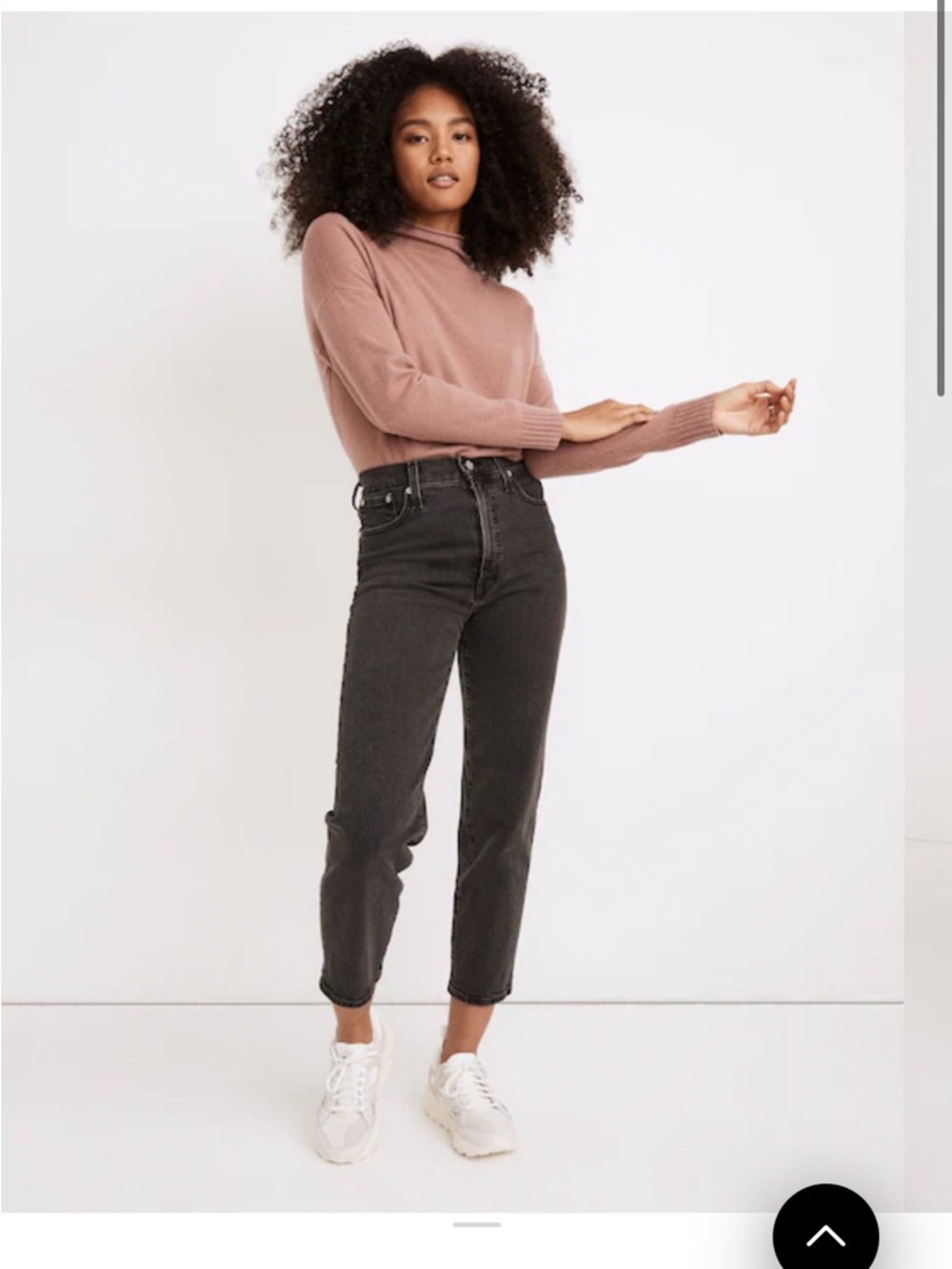 Madewell The Perfect Vintage Jean, High Rise, Straight Leg, Cropped. Size 26.